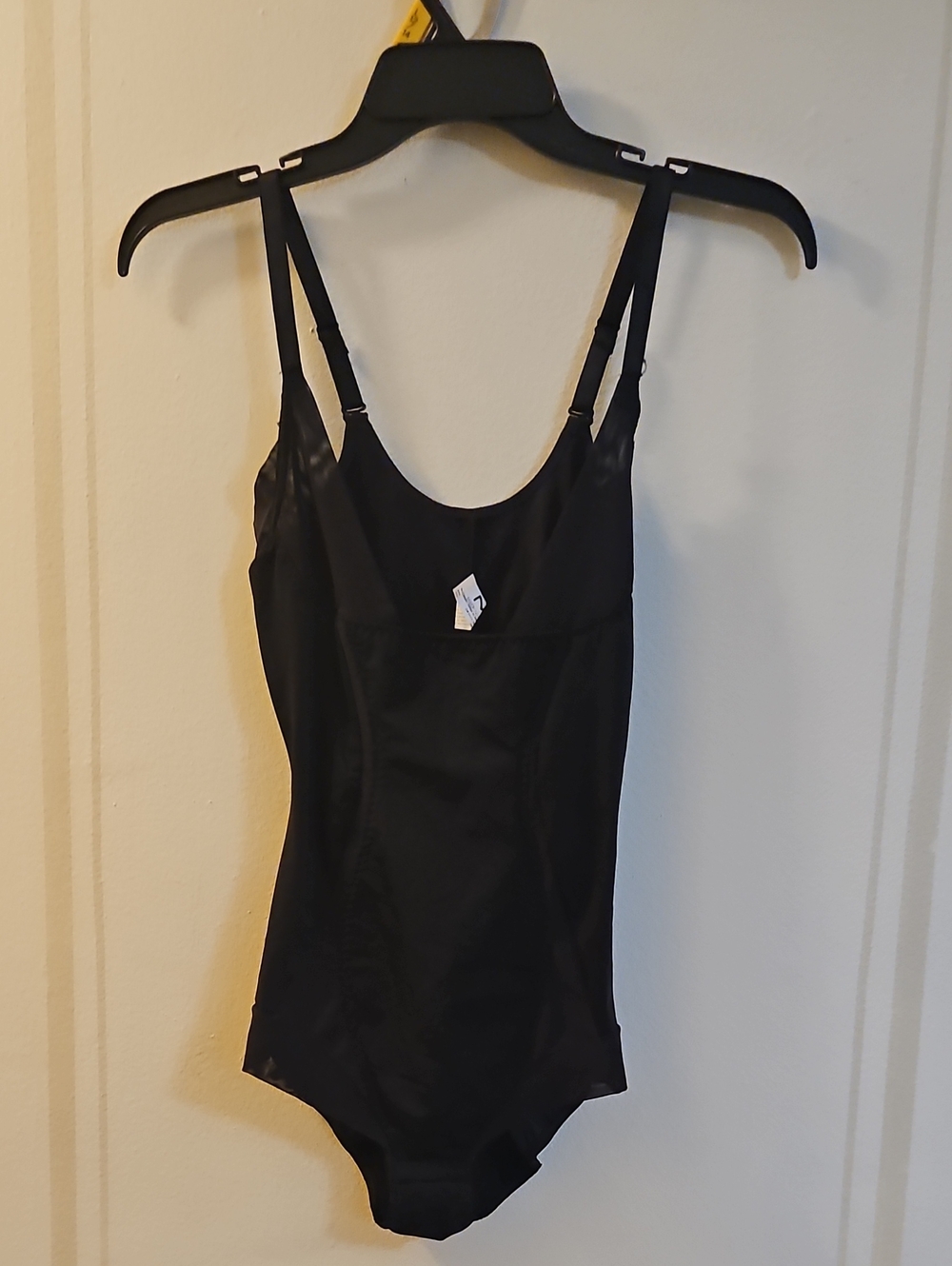 Maidenform Black Sculpting Bodysuit with Adjustable Straps